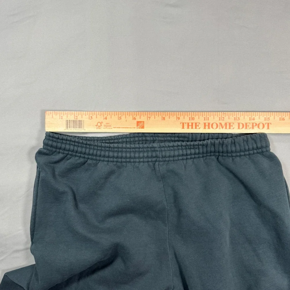 Vintage Russell Athletic Sweatpants Mens M Teal USA Made Elastic Cozy Grunge